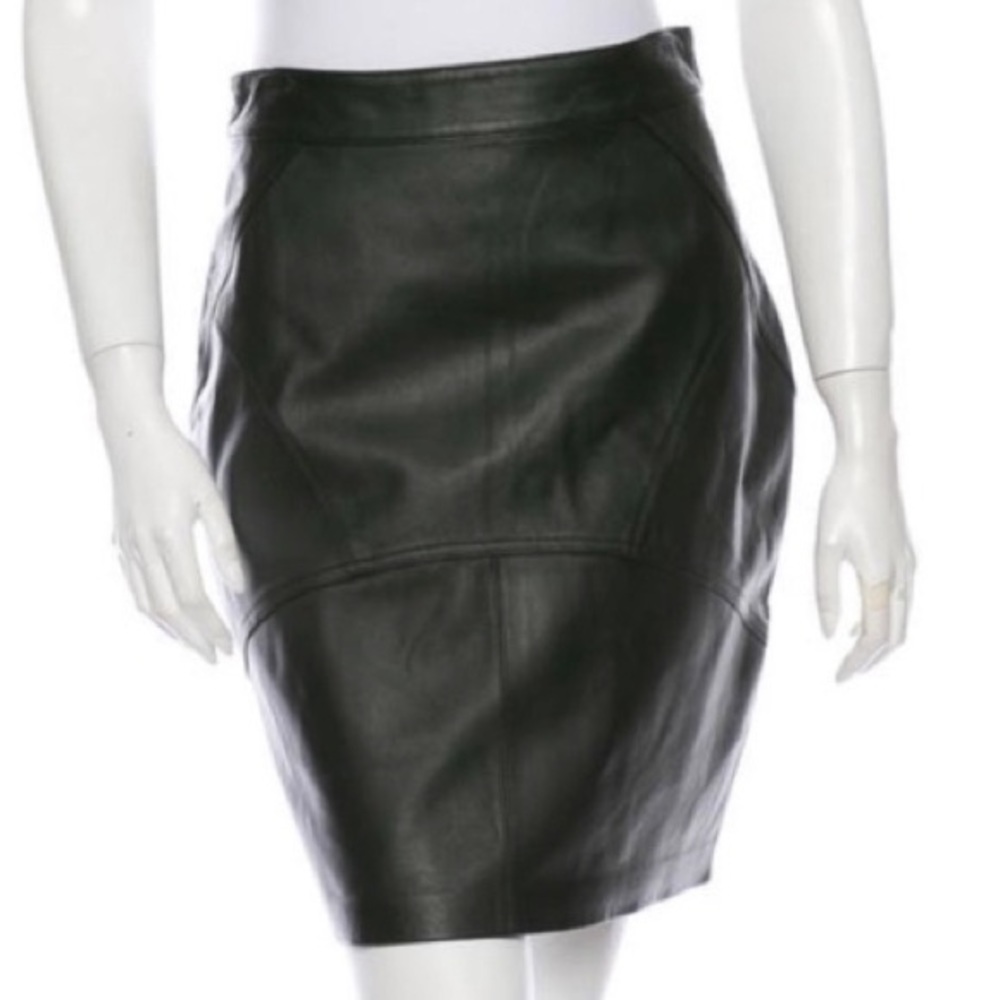 T by Alexander Wang leather skirt NWT Size M